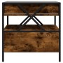 Coffee table with Infinity LED smoked oak 50x50x51 cm by , Coffee table - Ref: Foro24-847714, Price: 126,95 €, Discount: %