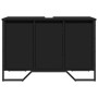 Armario de lavabo de baño madera ingeniería negro 91x35x60 cm de , Muebles de baño - Ref: Foro24-848659, Precio: 100,24 €, De...