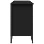 Engineered wood bathroom sink cabinet in black, 91x35x60 cm by , Bathroom furniture - Ref: Foro24-848659, Price: 100,24 €, Di...