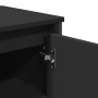 Engineered wood bathroom sink cabinet in black, 91x35x60 cm by , Bathroom furniture - Ref: Foro24-848659, Price: 100,24 €, Di...