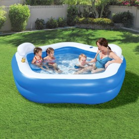 Bestway Family Fun Lounge Pool 213x206x69 cm by Bestway, Pool mats and floats - Ref: Foro24-92831, Price: 48,99 €, Discount: %