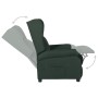 Sillón reclinable de tela gris taupe de , Sillones - Ref: Foro24-340957, Precio: 253,68 €, Descuento: %