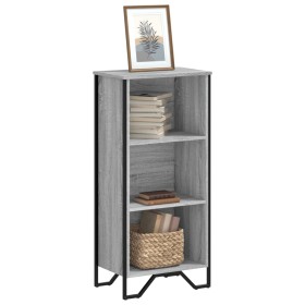 Estantería de madera de ingeniería gris Sonoma 50x31x106 cm de , Librerías y estanterías - Ref: Foro24-848607, Precio: 63,89 ...