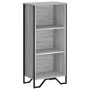 Estantería de madera de ingeniería gris Sonoma 50x31x106 cm de , Librerías y estanterías - Ref: Foro24-848607, Precio: 72,99 ...