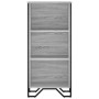 Estantería de madera de ingeniería gris Sonoma 50x31x106 cm de , Librerías y estanterías - Ref: Foro24-848607, Precio: 72,99 ...