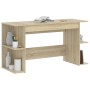 Escritorio madera de ingeniería roble Sonoma 140x50x75 cm de , Escritorios - Ref: Foro24-840550, Precio: 102,26 €, Descuento: %