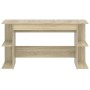 Escritorio madera de ingeniería roble Sonoma 140x50x75 cm de , Escritorios - Ref: Foro24-840550, Precio: 102,26 €, Descuento: %