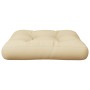 Cojín para sofá de palets de tela beige 58x58x10 cm de , Cojines para sillas y sofás - Ref: Foro24-360903, Precio: 29,34 €, D...