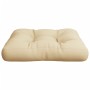 Cojín para sofá de palets de tela beige 58x58x10 cm de , Cojines para sillas y sofás - Ref: Foro24-360903, Precio: 29,34 €, D...