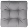 Cushion for pallet sofa, gray fabric, 58x58x10 cm by , Cushions for chairs and sofas - Ref: Foro24-360901, Price: 28,18 €, Di...