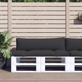 Cushions for pallets, 2 units, black fabric by , Cushions for chairs and sofas - Ref: Foro24-360929, Price: 66,99 €, Discount: %