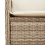 Garden reclining armchair with beige synthetic rattan cushions by , garden benches - Ref: Foro24-368959, Price: 212,99 €, Dis...