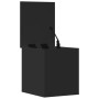 Engineered wood storage box in black, 30x35x35 cm by , Storage trunks - Ref: Foro24-840668, Price: 42,85 €, Discount: %