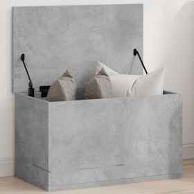 Storage box made of gray concrete engineered wood, 60x35x35 cm. by , Storage trunks - Ref: Foro24-840677, Price: 56,99 €, Dis...