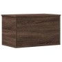 Engineered wood storage box, brown oak, 60x35x35 cm by , Storage trunks - Ref: Foro24-840680, Price: 58,16 €, Discount: %