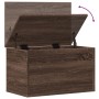 Engineered wood storage box, brown oak, 60x35x35 cm by , Storage trunks - Ref: Foro24-840680, Price: 58,16 €, Discount: %