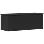 Engineered wood storage box in black, 90x35x35 cm by , Storage trunks - Ref: Foro24-840682, Price: 75,76 €, Discount: %