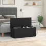 Engineered wood storage box in black, 90x35x35 cm by , Storage trunks - Ref: Foro24-840682, Price: 75,76 €, Discount: %