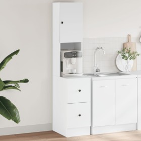 White engineered wood kitchen cabinet 35x50x180 cm by , Kitchen cabinets - Ref: Foro24-840758, Price: 98,83 €, Discount: %