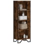 Engineered wood smoked oak bookshelf 50x31x137.5 cm by , Bookcases and shelves - Ref: Foro24-848611, Price: 77,39 €, Discount: %