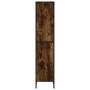 Engineered wood smoked oak bookshelf 50x31x137.5 cm by , Bookcases and shelves - Ref: Foro24-848611, Price: 77,39 €, Discount: %