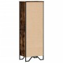 Engineered wood smoked oak bookshelf 50x31x137.5 cm by , Bookcases and shelves - Ref: Foro24-848611, Price: 77,39 €, Discount: %