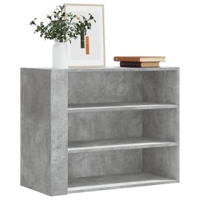 Wandregal aus grauem Beton-Holzwerkstoff 75x35x60 cm. von , Regale und Regale - Ref: Foro24-848419, Preis: 64,43 €, Rabatt: %