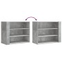 Mueble de pared madera ingeniería gris hormigón 75x35x60 cm de , Estantes y estanterías - Ref: Foro24-848419, Precio: 62,12 €...