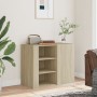 Engineered wood wall cabinet in Sonoma oak, 75x35x60 cm by , Shelves and shelves - Ref: Foro24-848425, Price: 76,29 €, Discou...