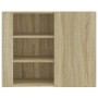 Armario de pared madera de ingeniería roble Sonoma 75x35x60 cm de , Estantes y estanterías - Ref: Foro24-848425, Precio: 86,9...