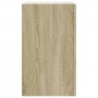 Armario de pared madera de ingeniería roble Sonoma 75x35x60 cm de , Estantes y estanterías - Ref: Foro24-848425, Precio: 86,9...