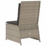 Reclining garden armchair with gray synthetic rattan cushions by , Outdoor sofas - Ref: Foro24-368978, Price: 109,99 €, Disco...