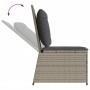 Reclining garden armchair with gray synthetic rattan cushions by , Outdoor sofas - Ref: Foro24-368978, Price: 109,99 €, Disco...