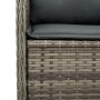 Graues Gartenecksofa mit Kissen aus synthetischem Rattan von , Outdoor-Sofas - Ref: Foro24-368984, Preis: 117,44 €, Rabatt: %