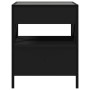 Mesita de noche con Infinity LED negra 40x40x51 cm de , Mesas de centro - Ref: Foro24-847717, Precio: 100,44 €, Descuento: %