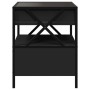 Mesita de noche con Infinity LED negra 40x40x51 cm de , Mesas de centro - Ref: Foro24-847717, Precio: 100,44 €, Descuento: %