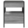 Coffee table with Infinity LED gray Sonoma 40x40x51 cm by , Coffee table - Ref: Foro24-847720, Price: 100,99 €, Discount: %