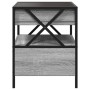 Coffee table with Infinity LED gray Sonoma 40x40x51 cm by , Coffee table - Ref: Foro24-847720, Price: 100,44 €, Discount: %