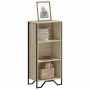 Regal aus Sonoma-Eichen-Ingenieurholz 50x31x106 cm von , Bücherregale und Regale - Ref: Foro24-848605, Preis: 62,18 €, Rabatt: %