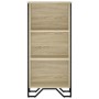 Estantería de madera de ingeniería roble Sonoma 50x31x106 cm de , Librerías y estanterías - Ref: Foro24-848605, Precio: 62,18...