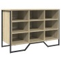 Zapatero de madera de ingeniería roble Sonoma 90x38x61,5 cm de , Zapateros y organizadores de calzado - Ref: Foro24-848645, P...