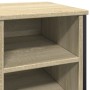 Engineered wood shoe rack in Sonoma oak, 90x38x61.5 cm by , Shoe racks and shoe organizers - Ref: Foro24-848645, Price: 77,60...