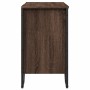 Bathroom vanity cabinet in brown oak wood, engineered, measuring 60x35x60 cm. by , Bathroom furniture - Ref: Foro24-848658, P...