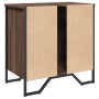 Bathroom vanity cabinet in brown oak wood, engineered, measuring 60x35x60 cm. by , Bathroom furniture - Ref: Foro24-848658, P...