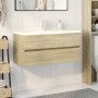 Set de muebles de baño 2 pzas cerámica y madera de ingeniería de , Muebles de baño - Ref: Foro24-3307661, Precio: 302,35 €, D...