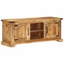 TV-Möbel aus massivem, grobem Mangoholz 110x35x45 cm von , CD- und DVD-Speicher - Ref: Foro24-376038, Preis: 238,99 €, Rabatt: %