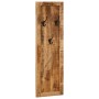 Wall-mounted coat racks with 3 hooks, 2 units solid mango wood by , Hat and coat racks - Ref: Foro24-376046, Price: 64,09 €, ...