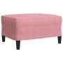 Set of sofas with 3 pink velvet cushions by , Sofas - Ref: Foro24-3278484, Price: 566,99 €, Discount: %