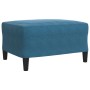 Set of sofas with 3 blue velvet cushions by , Sofas - Ref: Foro24-3278490, Price: 564,99 €, Discount: %