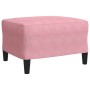 Dreiteiliges Sofaset mit rosa Samtkissen. von , Sofas - Ref: Foro24-3278404, Preis: 543,16 €, Rabatt: %